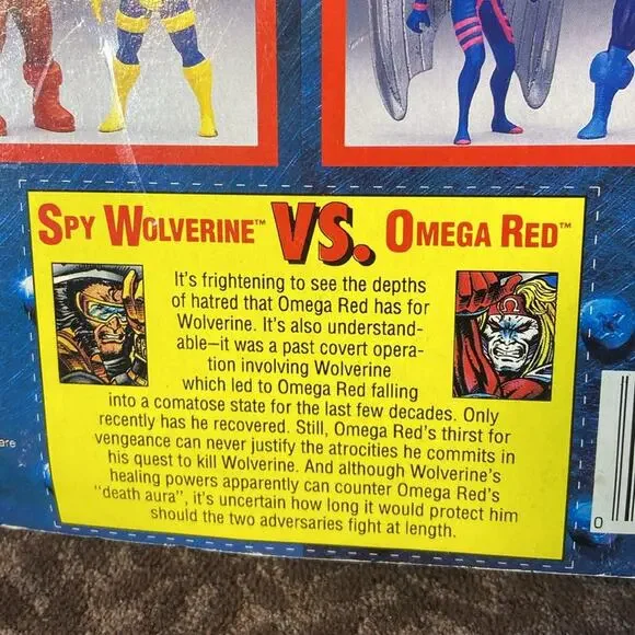 Marvel Comics X-Men Steel Mutants Spy Wolverine vs Omega Red - Picture 5 of 5